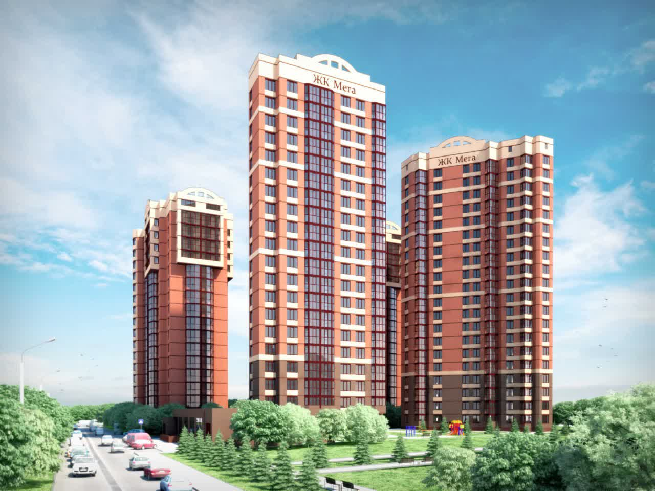 Дизайн и ремонт квартир в ЖК "Мега" от застройщика "Мега-Дон" в Москве