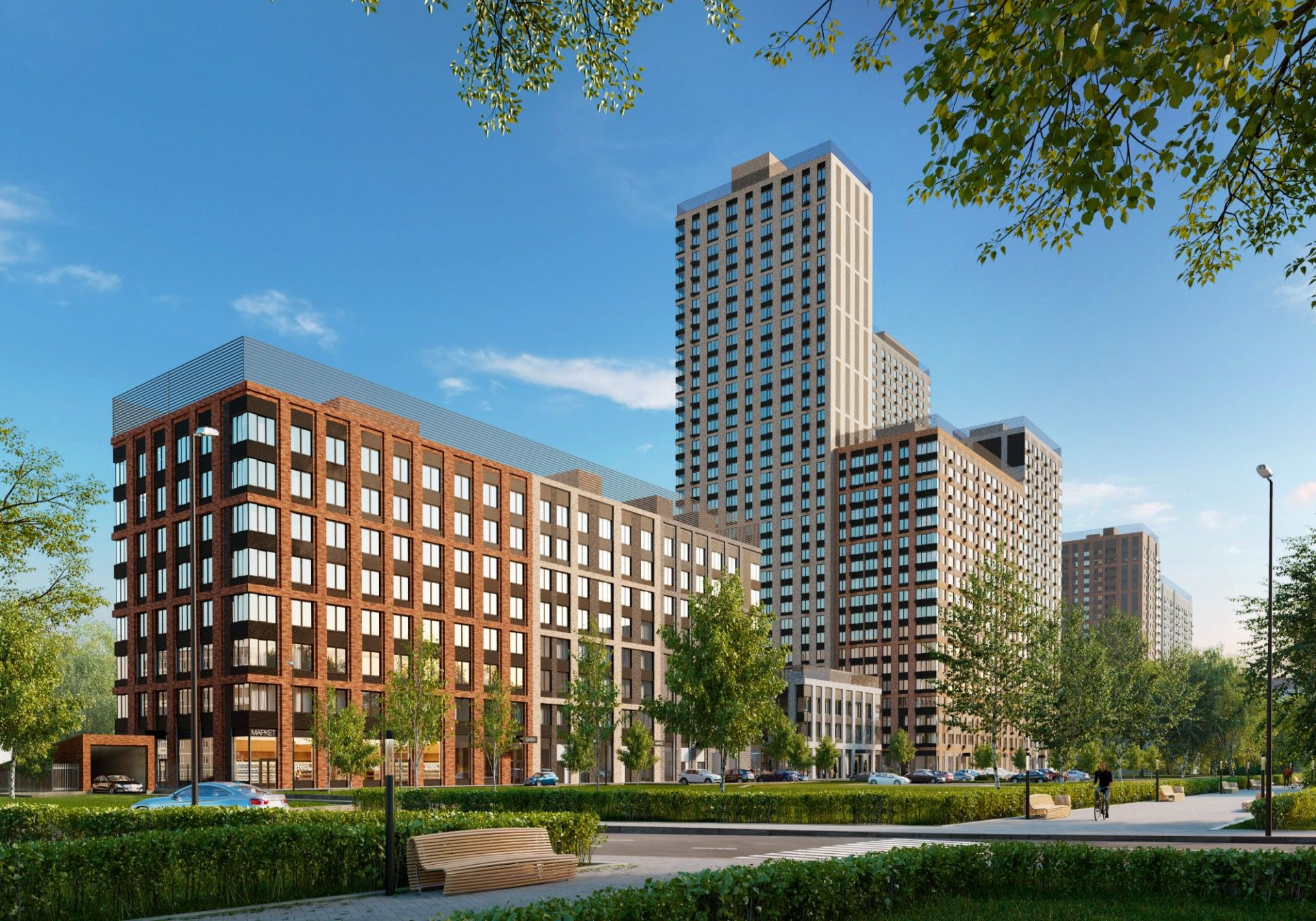 Дизайн и ремонт квартир в ЖК "Фестиваль парк-2" от застройщика "Центр-Инвест" в Москве